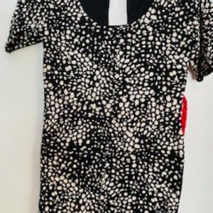 H&M Dresses Red on is size 4 black and white size S brand new with tag.
